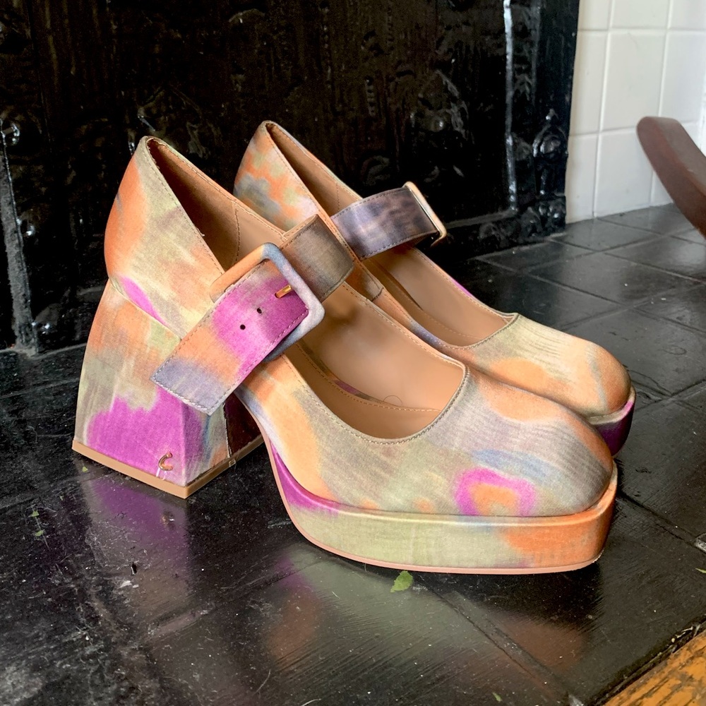 Psychedelic Circus NY Platform Mary Jane Heels